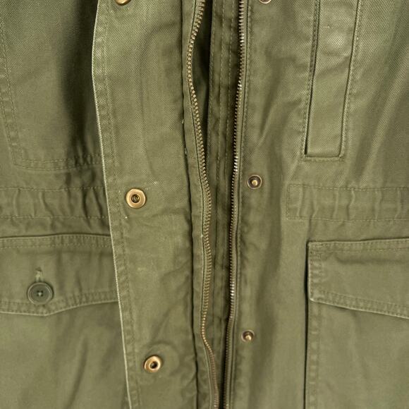 MADEWELL Northover Utility Jacket Womens Large Desert Olive Green Army Surplus - Picture 13 of 16